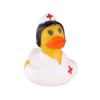 Assortiment de canards en caoutchouc personnalisés pour Halloween, jouets de bain couineurs à thème citrouille, fantôme, infirmière, mignons, flottants, pour fêtes et tours d'enfants