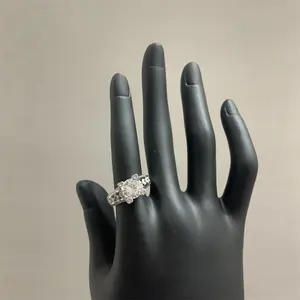 Mengminna – bague en argent italien 925, prix d'usine, prix de gros, fabricant de bagues de Couple-argent