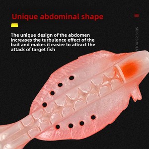 Aotuo Señuelo Blando Artificial de PVC sin Anzuelos con Cola de Pez Realista, de Gran Venta, para Pesca de Lubina y Pez Mandarín en Agua Dulce - Product Image 2
