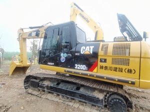 Excavadora sobre orugas Caterpillar, calidad asegurada, peso operativo de 20 toneladas, componentes centrales 320D CAT, incluye cojinete de caja de cambios PLC - Product Image 2