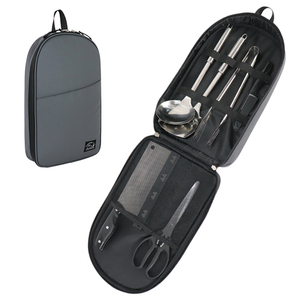 Cooking Cutlery Utensil Knife Fork Spoon Set Barbecue <b>Bbq</b> Picnic Camping Camp Kitchen Travel Accessories Organizer Storage Bag - Product Image 1