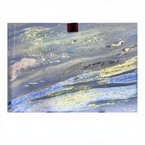 לוחות שיש קריסטל כחול טבעי מברזיל, שקופים למחצה, לקירות, עיצוב הבית, משטחי מטבח, משטחי אמבטיה ורקע - Product Image 1