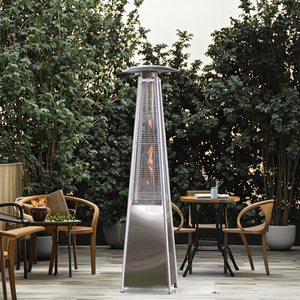 Hiện đại thép không gỉ khí nóng tháp xung đánh lửa dễ dàng lắp ráp cho cảnh quan ngoài trời sử dụng di chuyển khí hóa lỏng vuông - Product Image 1