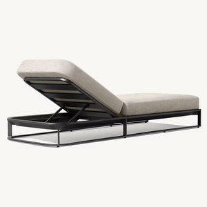 Factory Direct <strong>Outdoor</strong> Aluminum Sun Lounger Comfortable Beach Furniture <strong>Sofa</strong> <strong>Bed</strong> for Sunlight Relaxation - Product Image 5