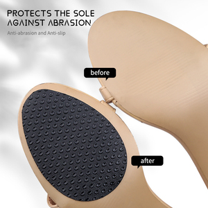 Coussinets de chaussures antidérapants auto-adhésifs Autocollants de protection de semelles en caoutchouc antidérapants pour hommes et femmes - Product Image 3