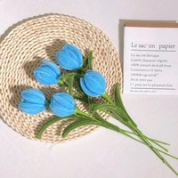 Bouquet de tulipes éternelles modernes en forme de bâtonnets – Fait main, respectueux de l'environnement, livraison rapide, Fête des Mères, pour les entreprises et les groupes
