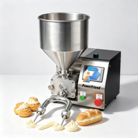 Machine de remplissage automatique à commande tactile pour garnitures de pain, biscuits, chocolat, gâteaux, pâtisseries et croissants, crème pour beignets