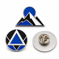 Insigne métallique émaillé de qualité supérieure pour uniforme, décoration de revers, cadeaux d'entreprise, écologique, durable, logo personnalisé