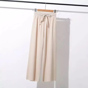 Loose Wide Leg Pants for Women With Straight Summer Slim Style High Waisted Slimming Loose Casual Pants for Women - Product Image 5