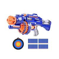 Offre Spéciale électronique automatique EVA balle molle pistolet jouet rond en plastique jeu de tir pour enfants jouet pistolet pour garçons