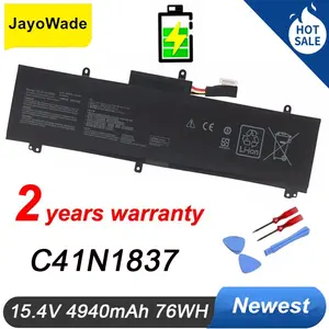 工場C41N18370B200-03380100GU502GU用ラップトップバッテリーGU502GV GU532GU GX502GV GX502GW 15.4V76WhノートブックバッテリーC41N1837 - Product Image 2