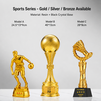 Coupe de trophée en métal sur mesure de luxe pour la cérémonie de remise des prix du marathon, décoration d'événements, souvenir promotionnel