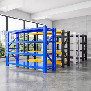 Étagère de stockage d'étagère moyenne support haut entrepôt étagère industrielle de rayonnage amovible - Product Image 2
