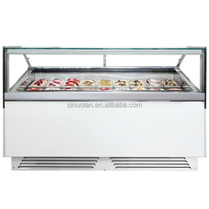 Cập Nhật Mới nhất-28C sử dụng thương mại ý Ice Cream Display Tủ đông Ice Cream tủ lạnh Gelato Showcase - Product Image 1