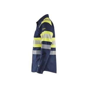 BLAKLADER - 322915178933XS Camisa multinorm Hi-vis Azul marino/Amarillo-EAN 7330509730140 ROPA DE TRABAJO RESISTENTE A LLAMAS - Product Image 5