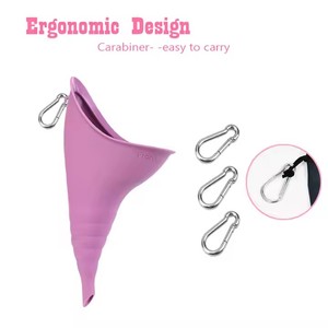 Urinario de goma BBL Gain Post Cirugía Dispositivo de micción femenina Embudo de silicona para mujeres Permite que las mujeres orinen de pie para exteriores - Product Image 4