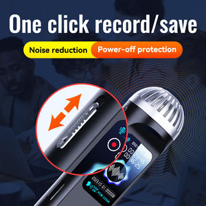 Professionnel 4GB-64GB petit enregistreur vocal activé Microphone annulation du bruit Audio <span class=keywords><strong>Dictaphone</strong></span> lecteur MP3 Protection de sécurité Q99 - Product Image 3