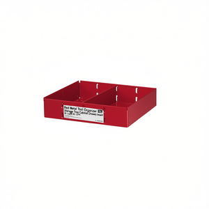 Red Metal <b>Tool</b> <b>Organizer</b> 5002 R1 LxPxH Storage Tray Cabinet <b>Drawer</b> Insert - Product Image 2