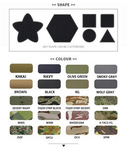 Cierre de Velcro Táctico U-CON Autoadhesivo de Nailon de Alta Adhesión Personalizado para Bolsas, Chalecos y Prendas - Product Image 5