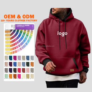Wholesale Custom Logo Print Autumn Digital Cotton Blank Casual Luxury Hoodies Tracksuit Unisex Fleece Embroidery Plain Men's - Product Image 1