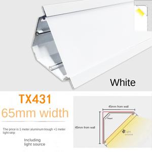 Dissipateur thermique industriel en aluminium OEM, boîtier lumineux à bande, profil LED encastré carré, service de traitement par cintrage - Product Image 3