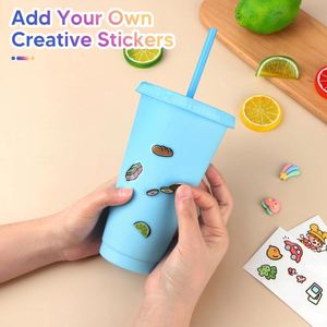 Gobelet en plastique coloré personnalisable avec logo, 24 oz, réutilisable, grande capacité 710 ml, pour les fêtes au bord de la piscine, les rassemblements, les anniversaires - Product Image 4