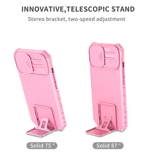 Vente flash - Étui de téléphone avec support coulissant pour fenêtre en TPU+PC pour <span class=keywords><strong>Samsung</strong></span>, étui de protection pour appareil photo - Product Image 2