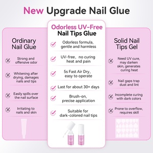 BORN PRETTY Custom Air Dry Gel X Nail Tips <span class=keywords><strong>Pegamento</strong></span> Suministros Inodoro de larga duración Fuerte Prensa en las <span class=keywords><strong>uñas</strong></span> <span class=keywords><strong>Pegamento</strong></span> No Uv <span class=keywords><strong>para</strong></span> <span class=keywords><strong>uñas</strong></span> <span class=keywords><strong>postizas</strong></span> - Product Image 5