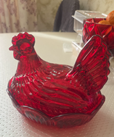 Pot de rangement multifonction en verre coloré en forme de coq, pour épices, bonbons, biscuits, avec couvercle, décorations de table pour la cuisine