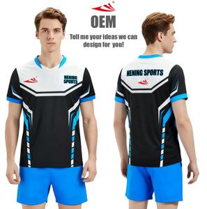 Herren Jersey Custom Made Uniform für Mann im Großhandel Günstige Rate Jungen Schwarz-Weiß-T-Shirt Herren Sportswear Volleyball Wear - Product Image 2