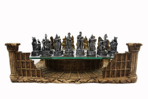 Juego de Ajedrez de Resina Personalizado Hecho a Mano, Estilo Renacentista, Juego de Estrategia Clásico Recreativo - Product Image 3