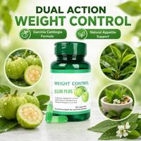 Complément alimentaire naturel pour le contrôle du poids SLIM PLUS 60 capsules avec Garcinia Cambogia pour le contrôle de l'appétit et le soutien du métabolisme OEM ODM