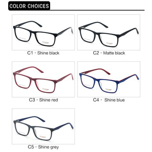 Montures de lunettes Grey Jack, rectangulaires, monture complète, unisexe, adulte, minimaliste, tendance, anti-UV, GJ60011 52-18-140 - Product Image 2