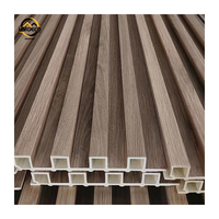 Panneau mural cannelé en PVC décoratif pour intérieur, alternative au bois, 160*24MM, pour décoration intérieure