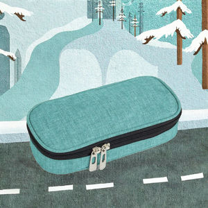 Kadın çocuk markalı Tote çanta termal yalıtımlı su geçirmez çevre dostu dikdörtgen öğle Bento soğutucu fermuar kapatma dayanıklı yapılmış - Product Image 2