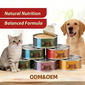 Fabricant MEAT & <span class=keywords><strong>SOUP</strong></span> 85g Échantillon personnalisé Nourriture humide pour chats et chiens à haute teneur en nutriments Mousse - Product Image 4