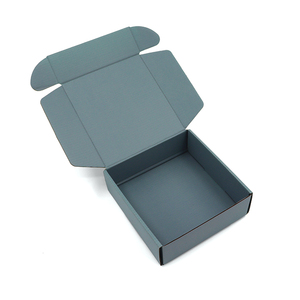 Scatola Pieghevole Biodegradabile Ecologica Blu a Forma di Aeroplano Adatta per Confezionare Regali Delicati e di Pregio - Product Image 3