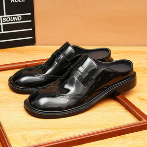 Zapatos Derby para Hombre, Estilo 2026, Punta Redonda, Zapatos de Cóctel a la Moda, Diseño a Cuadros, Personalizados, Venta al Por Mayor - Product Image 4