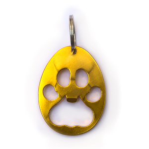 LLavero de etiqueta de perro divertido a granel redondo abrebotellas multiusos Material de aluminio impreso UV - Product Image 6