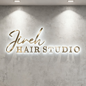 Letrero Comercial Personalizado con Retroiluminación LED 3D - Letras de Canal Acrílicas Premium para Peluquería y Barbería, Mejore la Imagen de su Negocio - Product Image 2