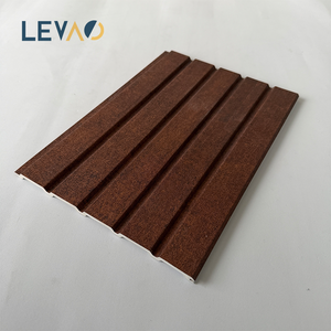 Panneaux muraux rainurés en PVC imitation <span class=keywords><strong>bois</strong></span> écologiques et économiques, couleur <span class=keywords><strong>bois</strong></span> et couleur marbre, pour la décoration intérieure - Product Image 1