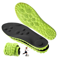 Semelles intérieures en mousse à mémoire de forme 4D ultra-douces pour enfants et jeunes, inserts de chaussures absorbant les chocs avec soutien de la voûte plantaire à découper sur mesure