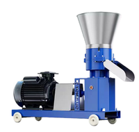 Nouvelle machine à granulés électriques pour aliments du bétail et de la volaille, haute capacité 80-120 kg/h, tension personnalisable