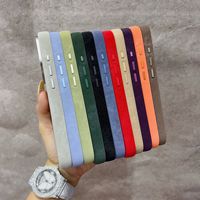 Coque de téléphone magnétique texturée pour iPhone 18 17 16 15 14 13 Pro Max avec anneau magnétique intégré et protection renforcée