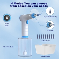 Nettoyeur d'oreilles électrique W30 50ML – Système d'irrigation et de lavage pour l'élimination du cérumen