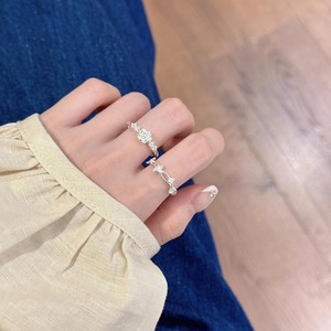 Bague ajustable Wenchi, nouvelle collection chinoise vintage, fleur de camélia, argent pur S925, haute beauté, tendance, pour le quotidien, incrustation fine - Product Image 2