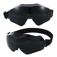 Lunettes de protection souples à porter par-dessus, protection UV400, verres PC foncés, certifiées CE, pour l'observation sûre de l'éclipse solaire