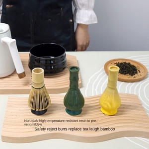 Newell ถ้วยซิลิโคนโพลีผงแบรนด์ Oem ผอมไม้ไผ่ด้ามยาวจีนมัทฉะปัดพลาสติกพร้อมกล่องแบรนด์ - Product Image 3