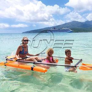 Buen precio Turismo PC Fondo de cristal <span class=keywords><strong>Kayak</strong></span> 2 personas <span class=keywords><strong>Mini</strong></span> Ver Fondo Buen rendimiento Canoa Crystal Clear Boat - Product Image 2