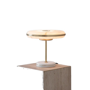 Spanish Marble Table <b>Lamp</b> E27 LED <b>Touch</b> Control Eye Caring 220V Bedroom Living Room Decorative <b>Lamp</b> - Product Image 5